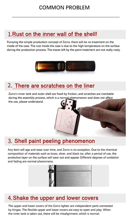 Common Problems with Zorro Lighters and Solutions